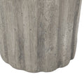 Delphinus Side Table Grey Concrete