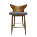 Bar Chair Gray Fabric