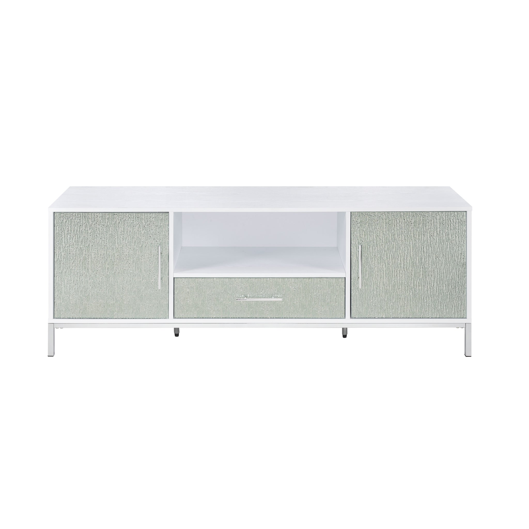 Mirage Tv Cabinet White White 70 79 Inches Wood