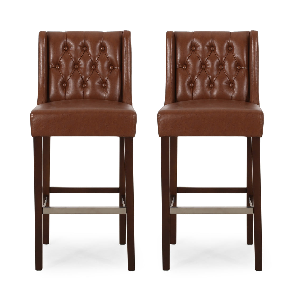 Barstool Light Brown Pu