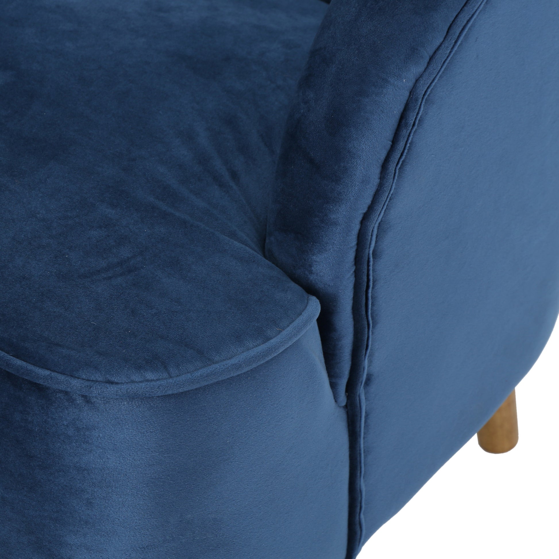 Seat Navy Blue Velvet