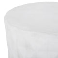 End Table Antique White Magnesium Oxide