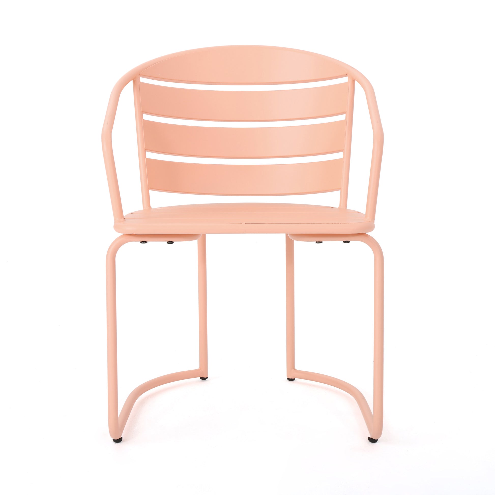 Santa Monica Bistro Set Coral Iron