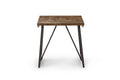 Walden Parquet End Table Brown Brown Iron