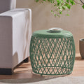Alamera 19.75 Side Table Green Iron