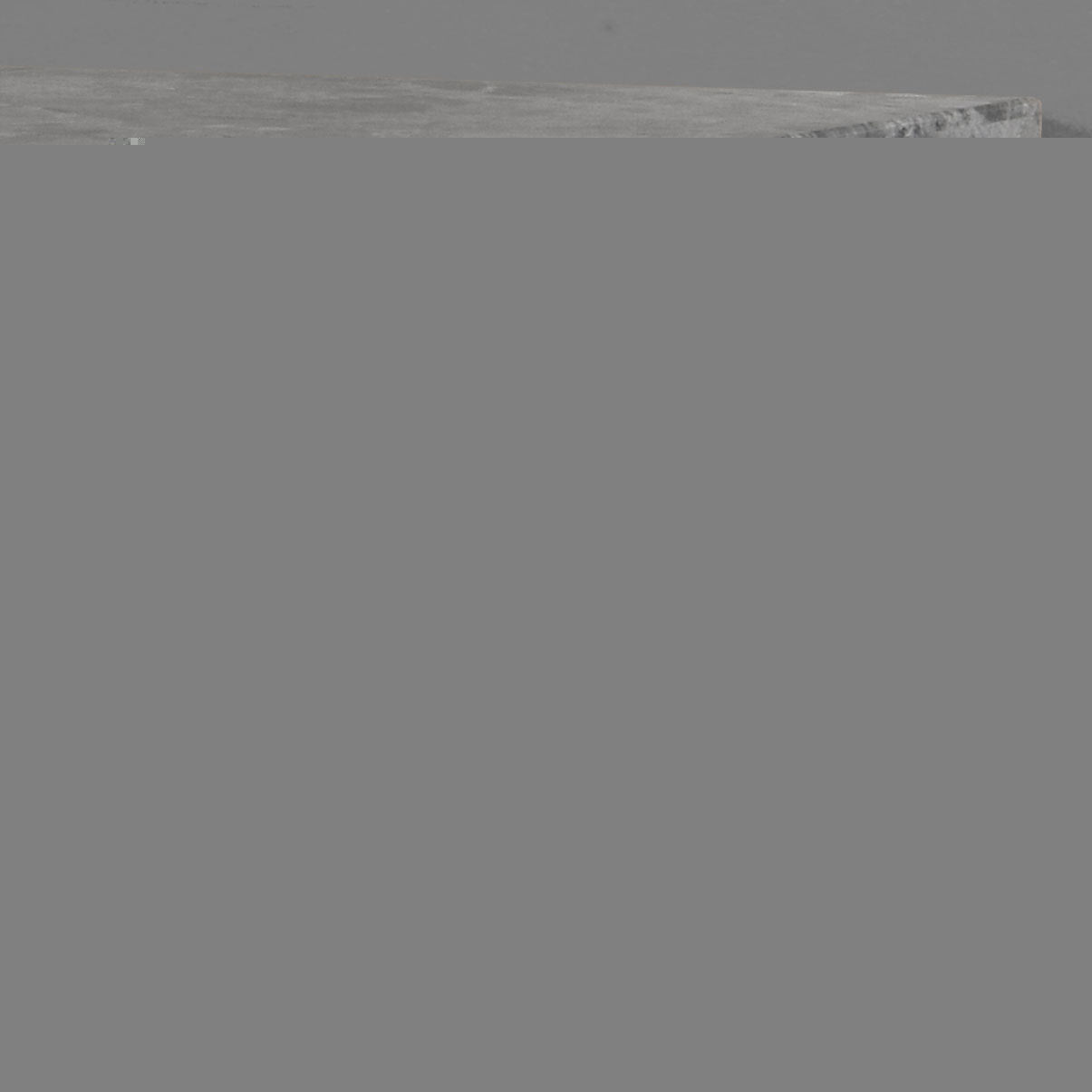 Canova Marble Top Server Gray - White Wood