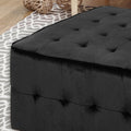 Ottoman Black Velvet