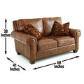 Silverado 4 Piece Living Room Set Dark Brown Dark Brown Leather