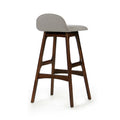 Bar Chair Light Gray Fabric