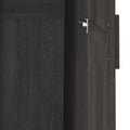 Delaney 2 Door Wardrobe Grey Mdf