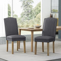 Dining Chair Charcoal Fabric