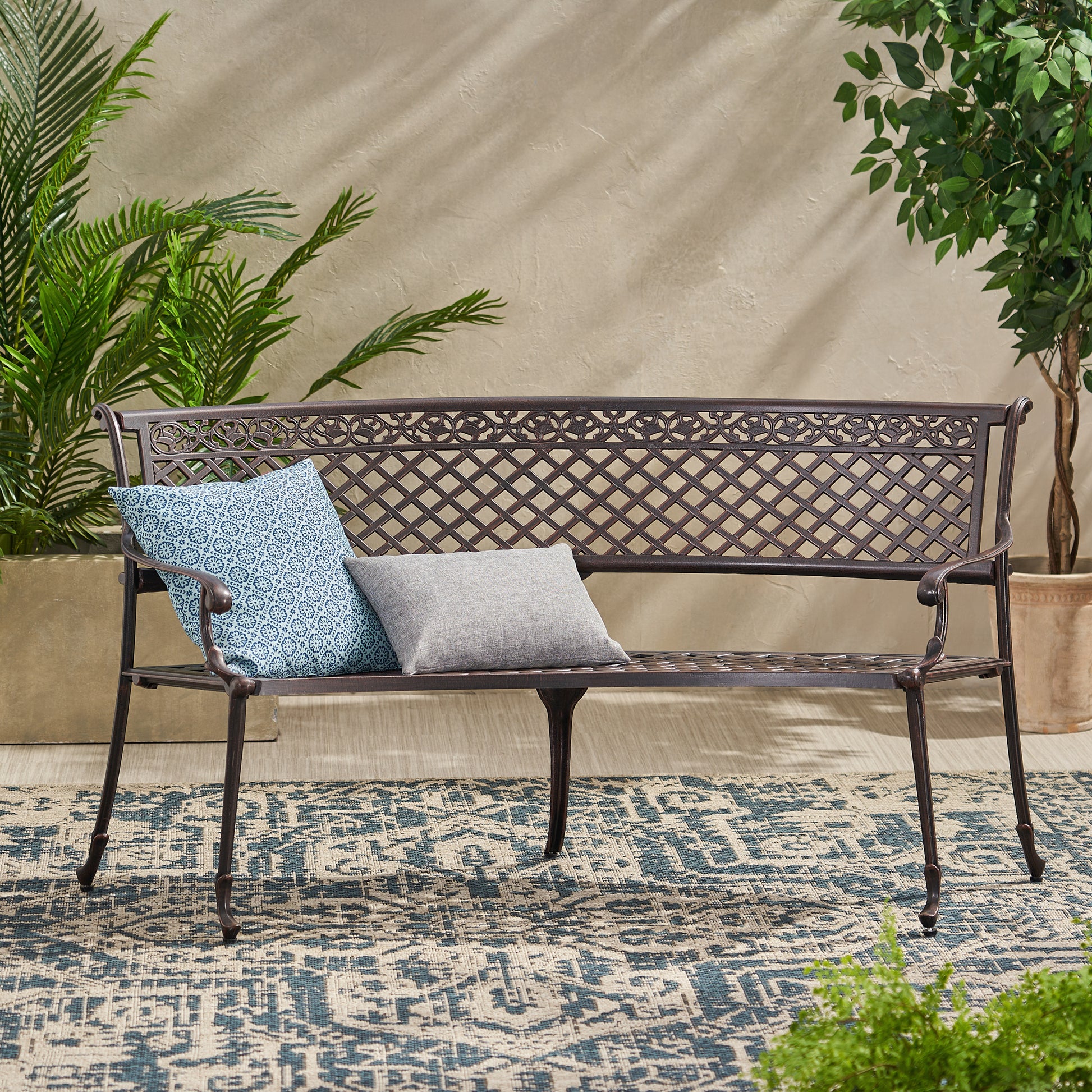 Tahoe Sector Bench Copper Aluminium