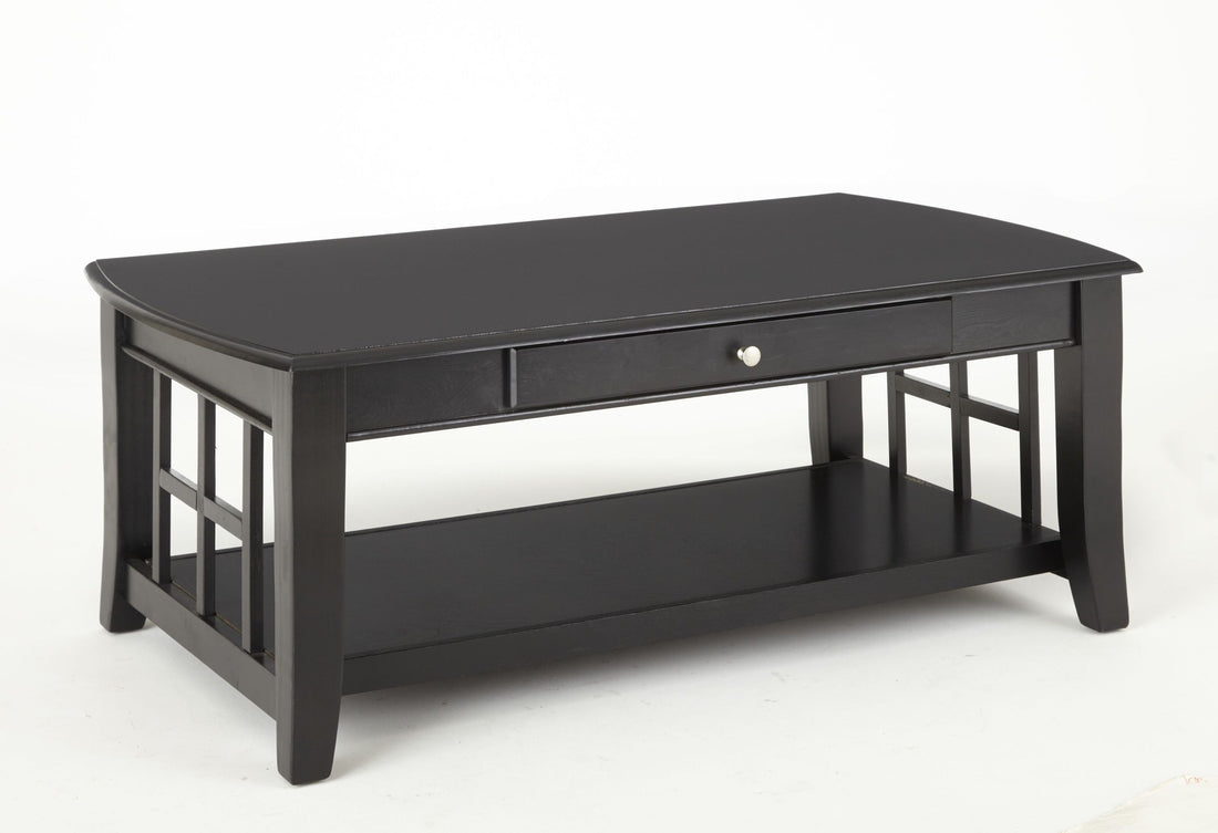 Cassidy 3 Piece Table Set Black Black Wood