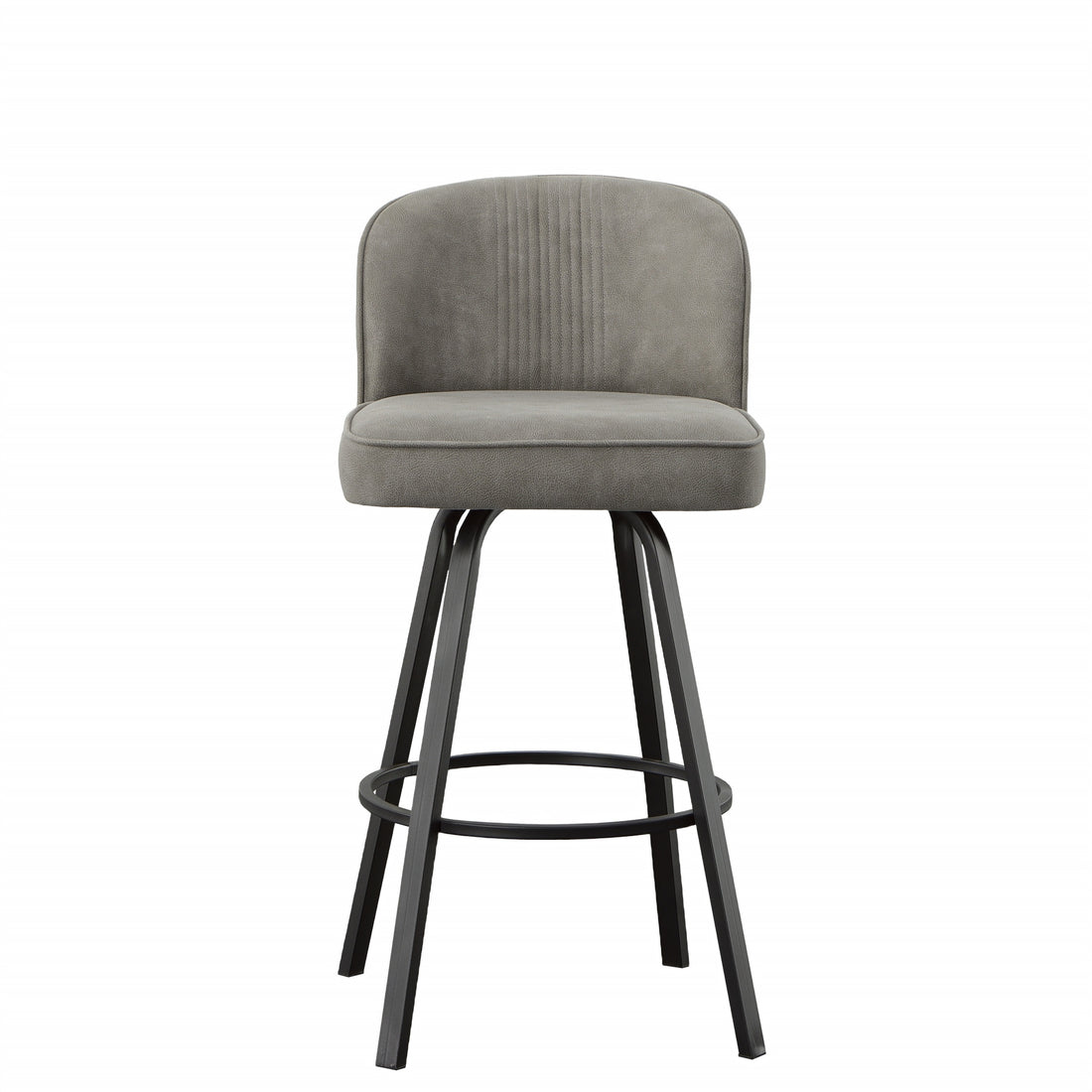 Anaheim Swivel Bar Chair Dark Gray - Dark Gray