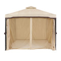 Skyline Gazebo Beige Iron