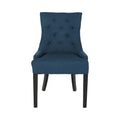 Cheney Dining Chair Kd Mp2 Set Of 2 Navy Blue Fabric