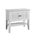 Naples Server White - White Wood