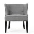 Occassional Chair Grey Fabric