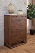 Lofton Drawer Chest Brown Brown Wood