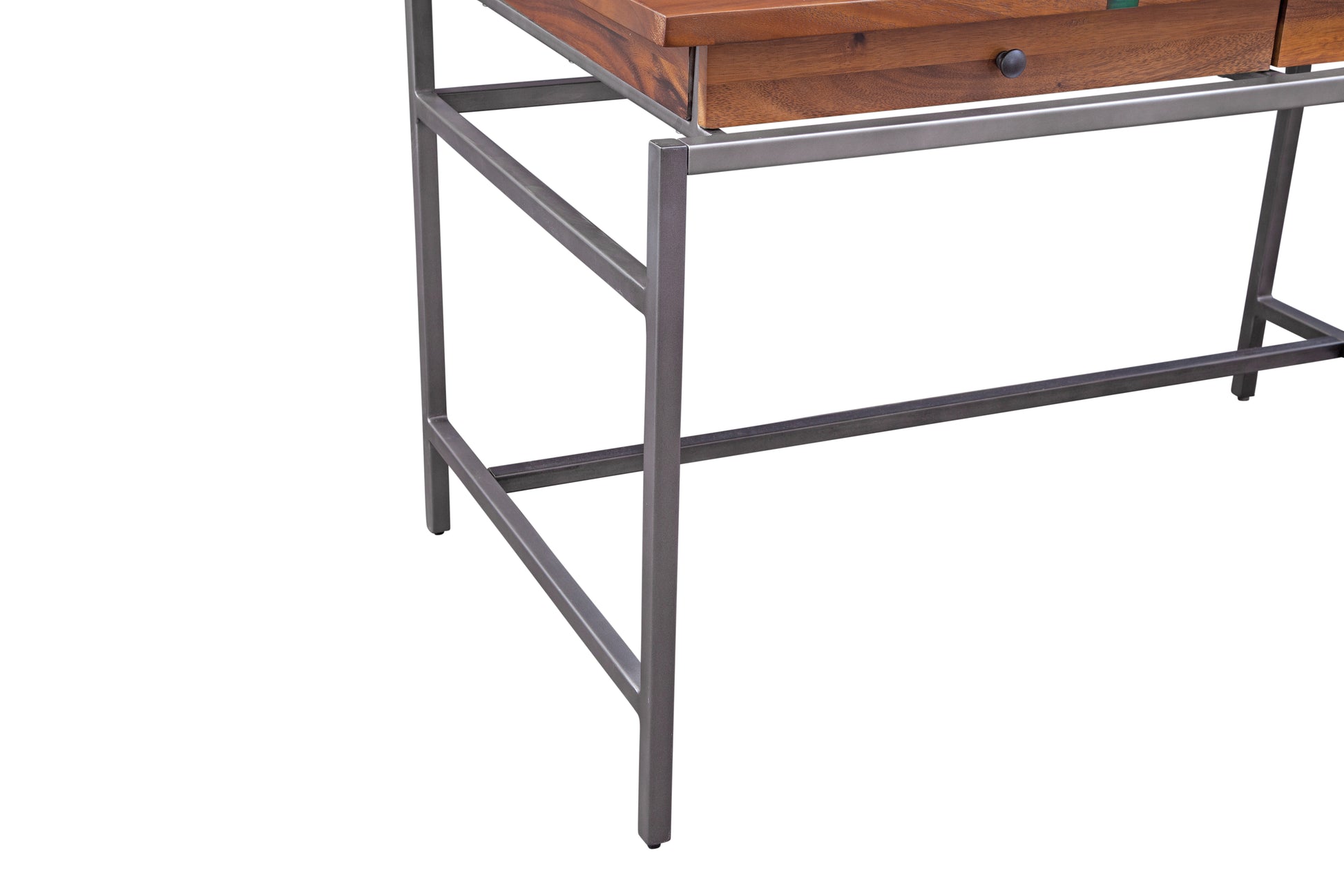 Tamra Desk With Drawers Brown Brown Wood