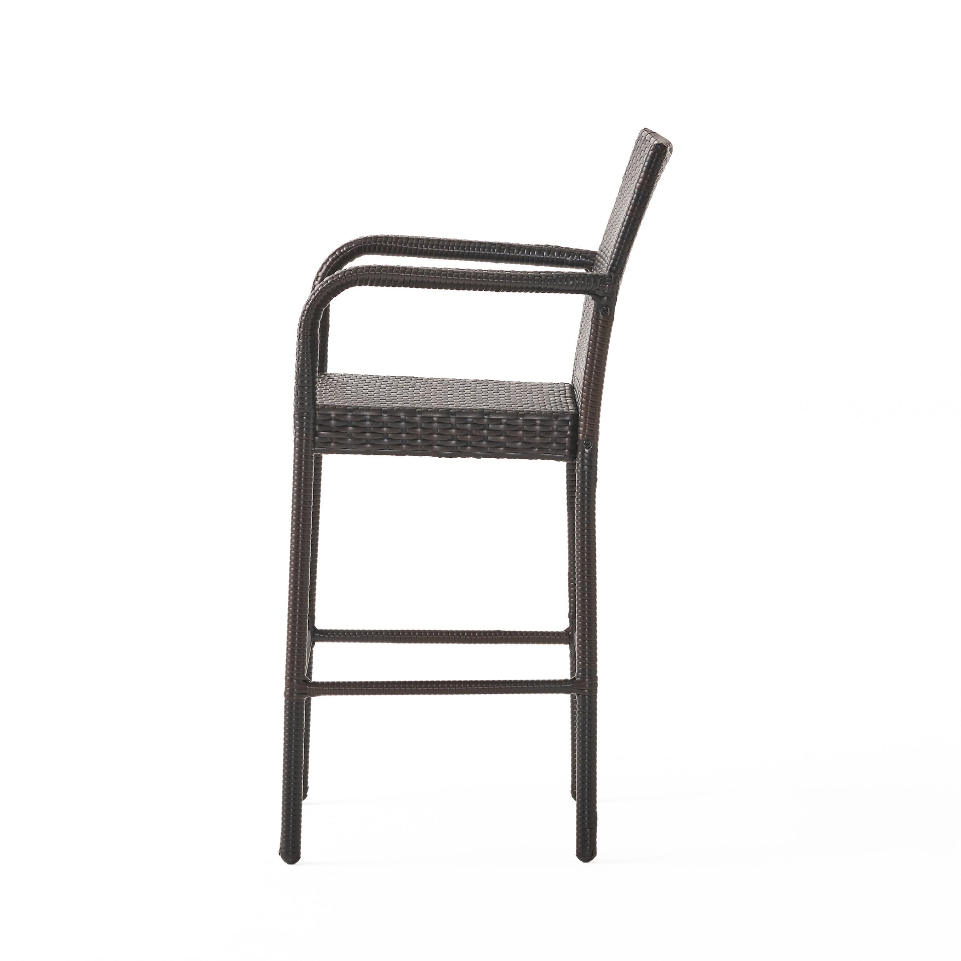 Littleton Barstool Brown Iron