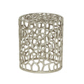 Mesh Stool Nickel Aluminium
