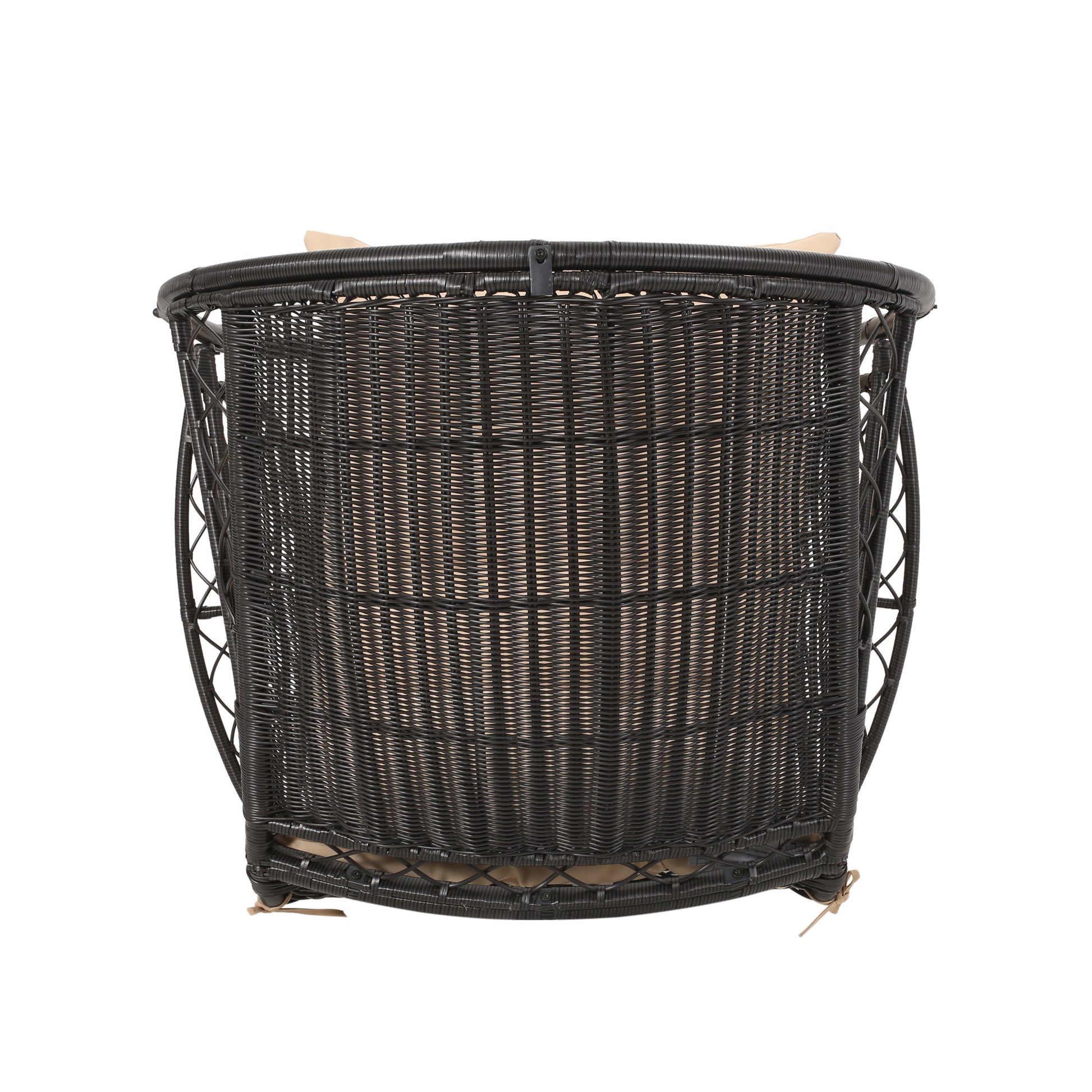 Malia Standing Basket Brown Fabric