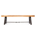 Catriona Bench Rustic Metal & Wood