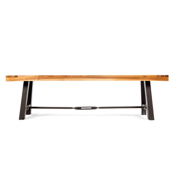 Catriona Bench Rustic Metal & Wood