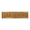 Nestor Bench, Natural Natural Acacia Wood