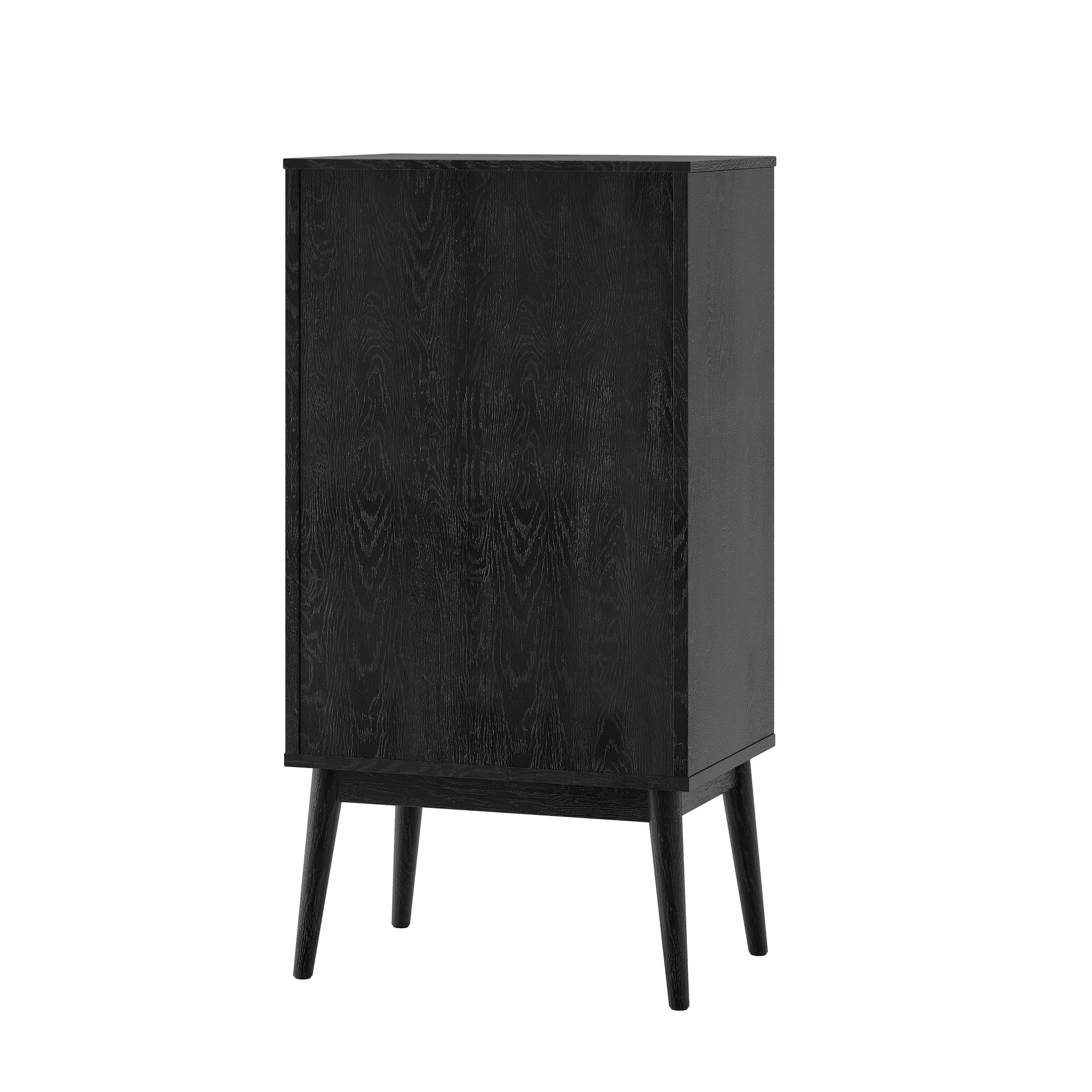 Disa 4 Drawer Chest Black Mdf