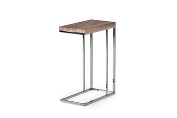 Lucia Chairside End Table Brown Brown Iron