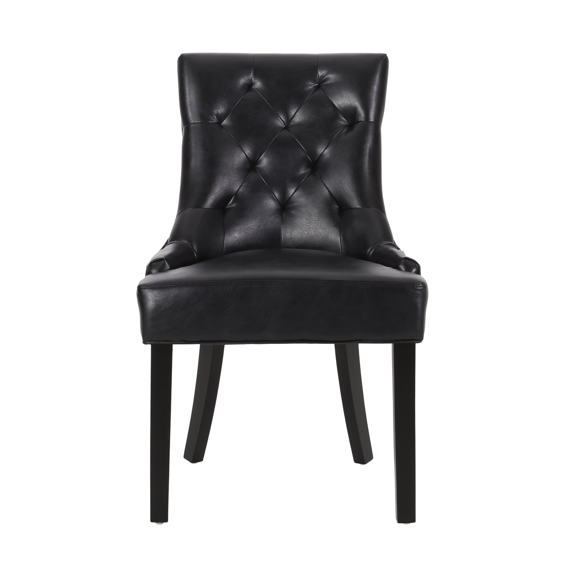 Cheney Dining Chair Kd Mp2 Set Of 2 Black Pu