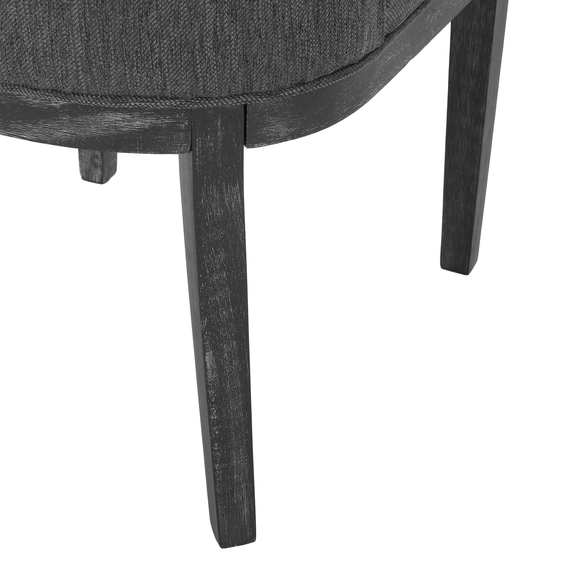 Dining Chair Mp2 Set Of 2 Charcoal Fabric