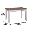 Bear Creek Multi Function Table White White Wood