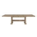 Napa Dining Table Sand Light Brown Wood