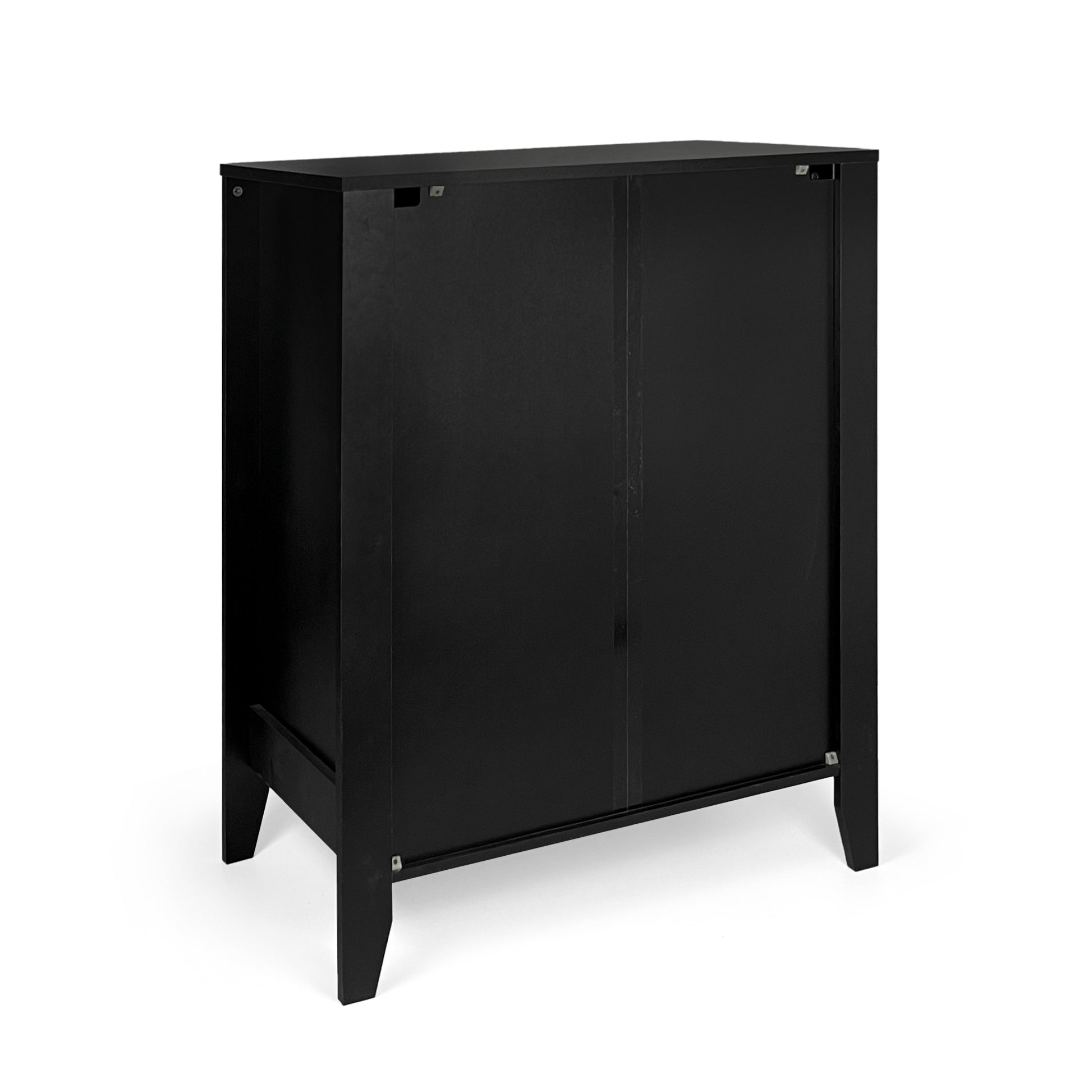 Chest Of Drawer Black Mdf