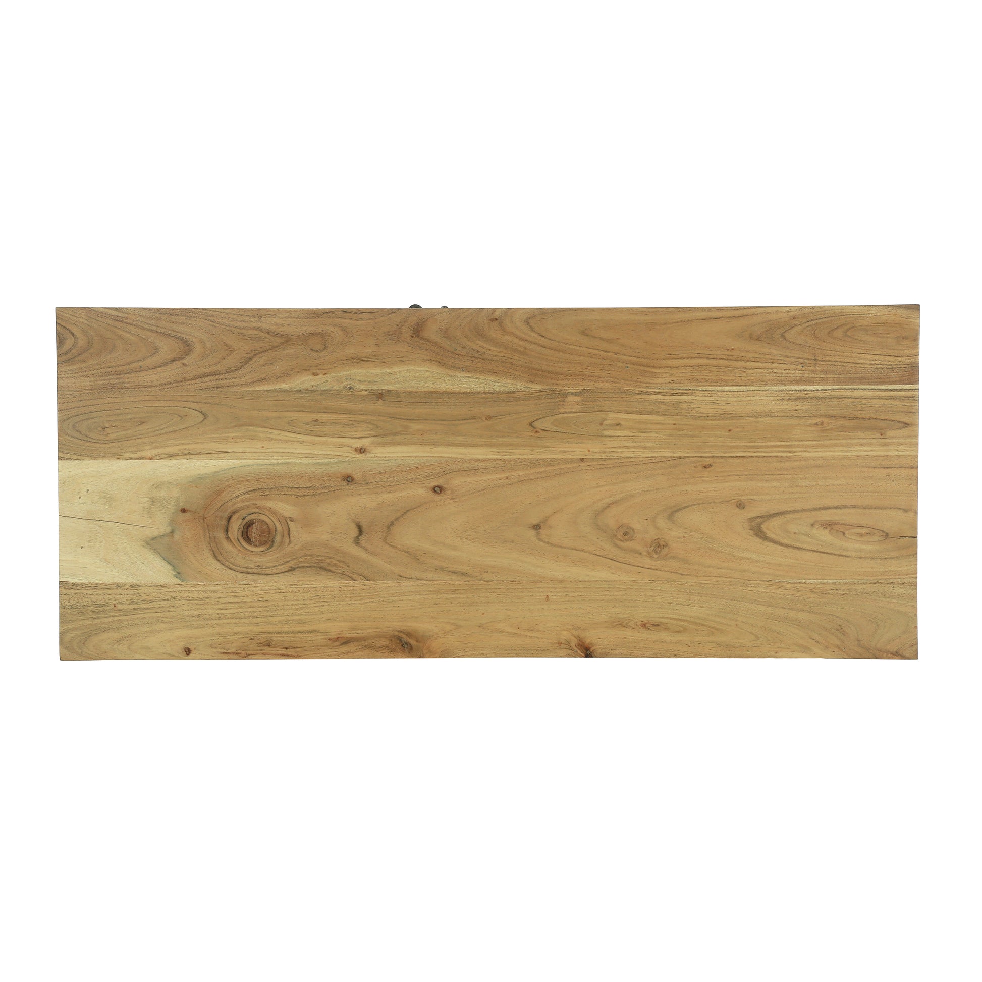 Sliding Live Edge Side Board - Natural Wood