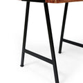 Wood & Iron End Table