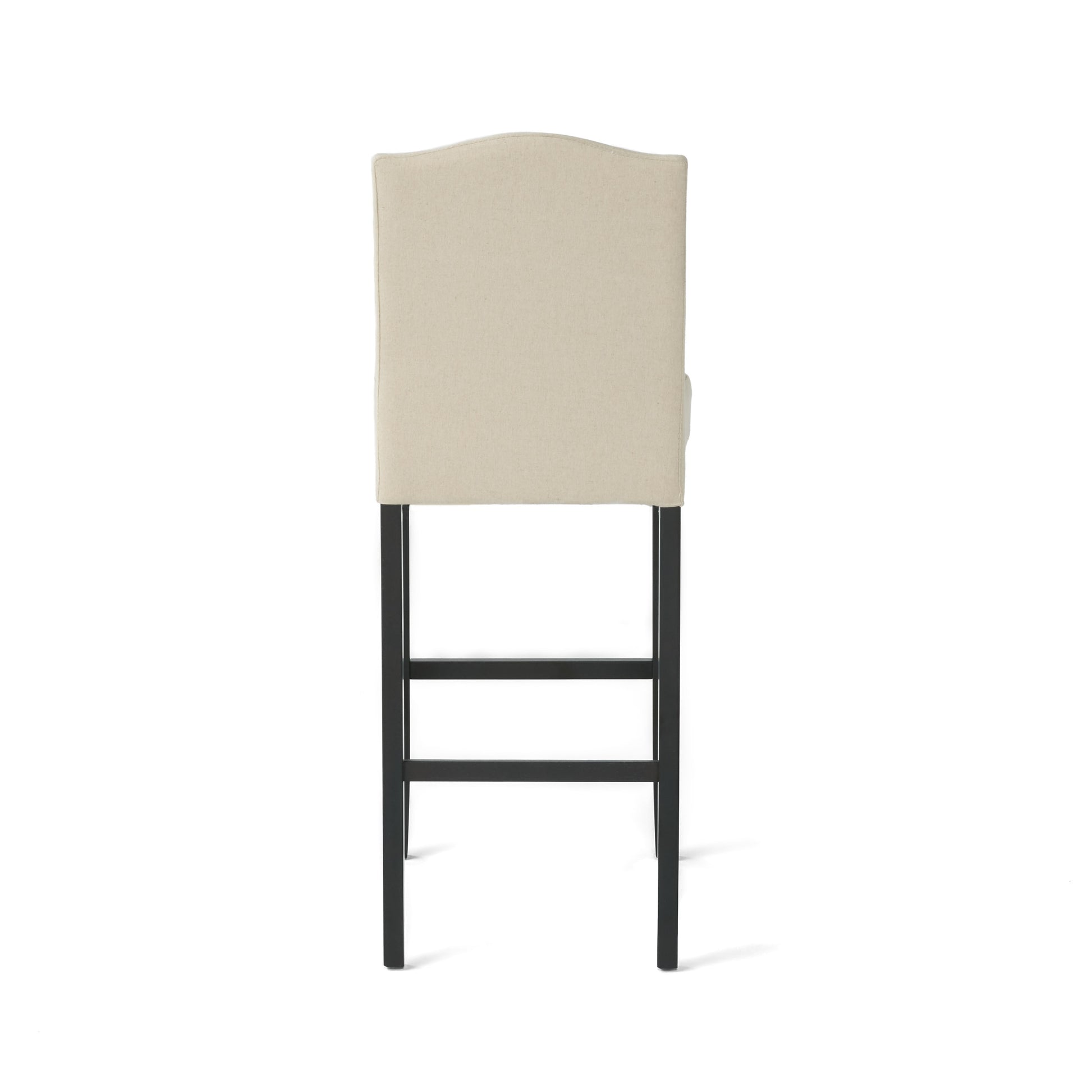 Markson Kd Barstool Mp2 Set Of 2 Ivory Fabric