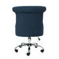 Office Chair Navy Blue Fabric