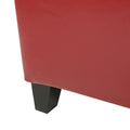 Glouster Storage Ottoman V2 Red Pu