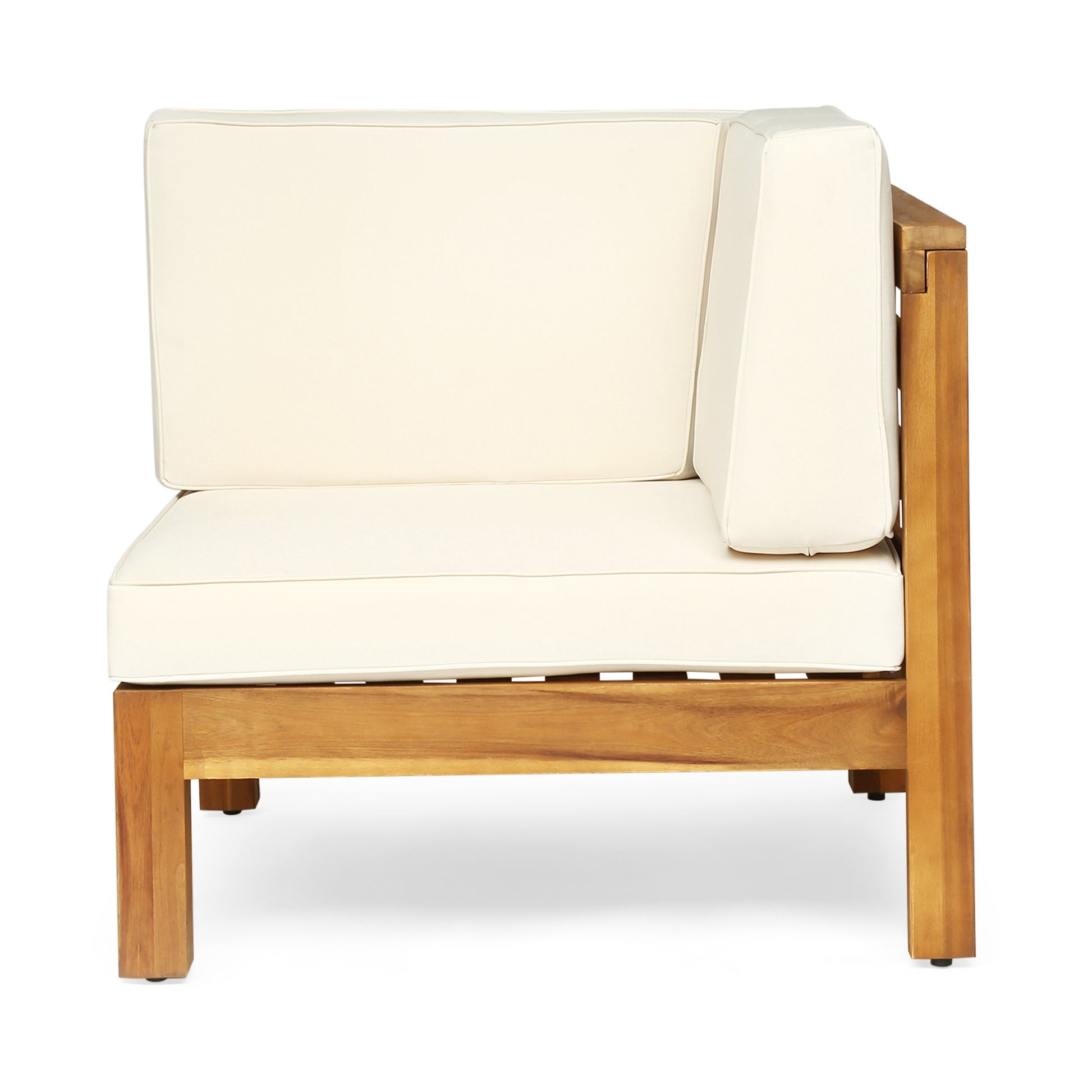 Oana 2 Pieceseat Set, Beige Beige Acacia Wood
