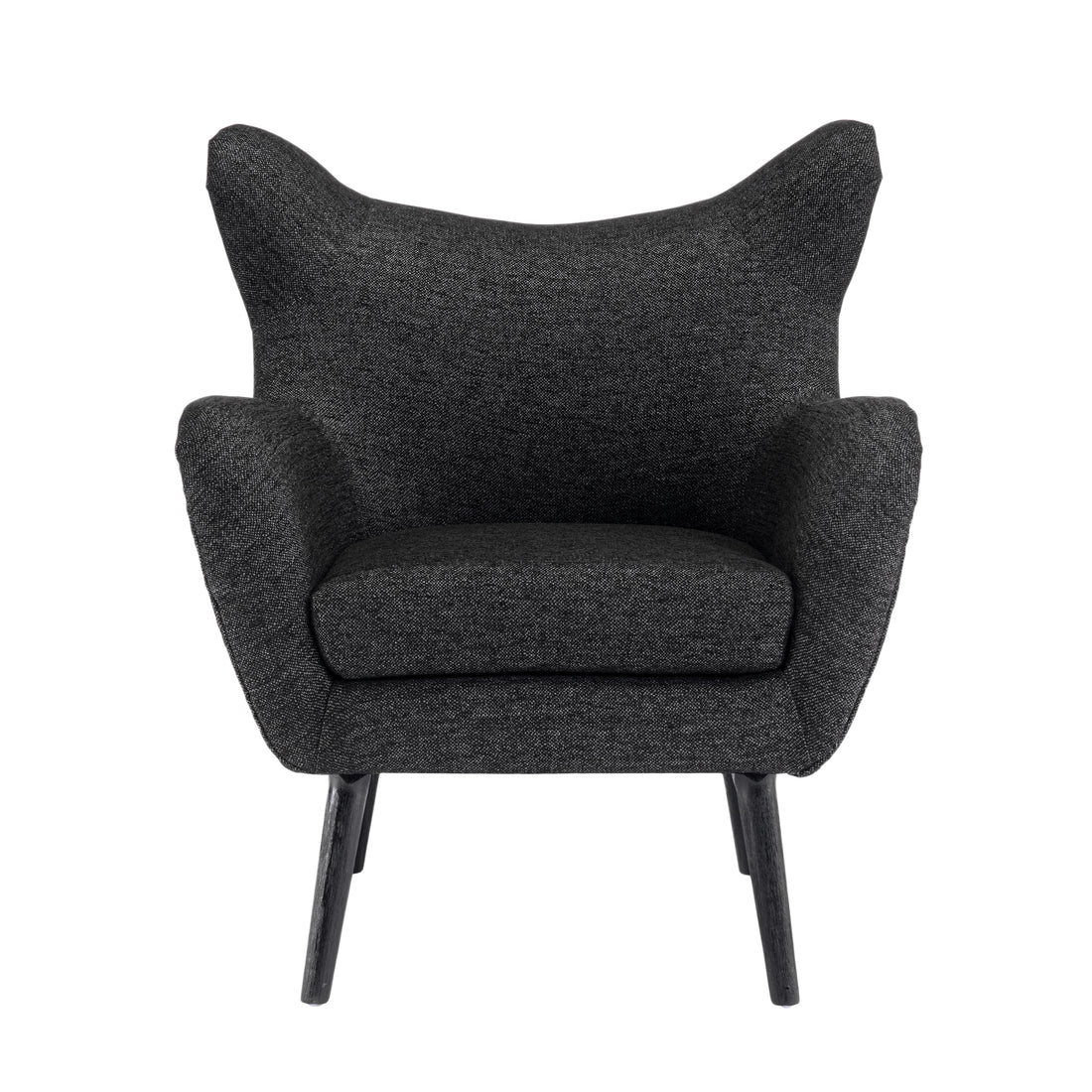 Arm Chair Black Fabric