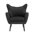 Arm Chair Black Fabric