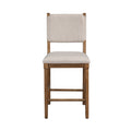 Oslo Counter Chair Set Of 2 Light Brown Light Brown Wood