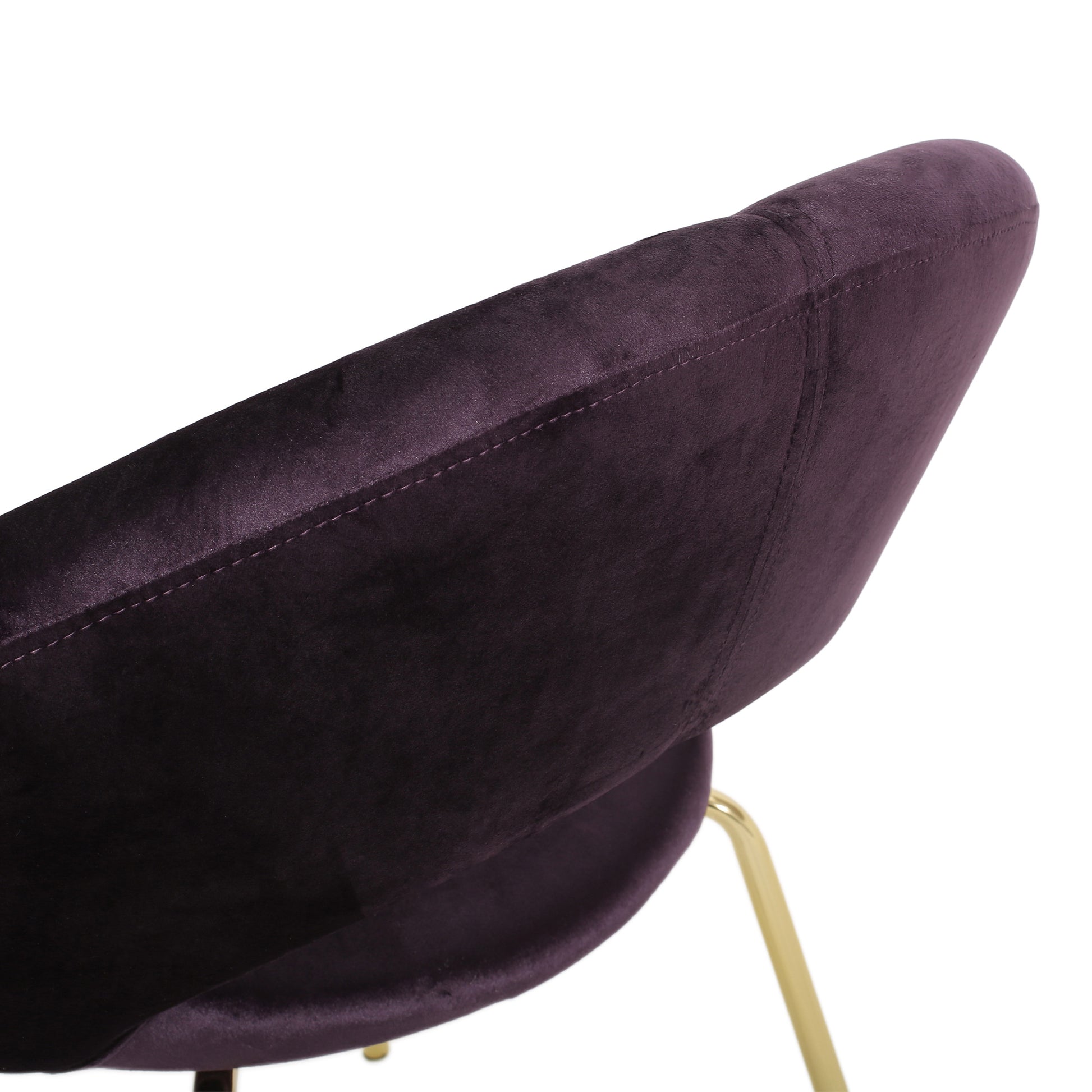 Leisure Chair Black Berry Velvet