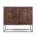 Punjab Buffet 2 Door - Rustic Brown Wood