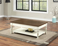 Joanna Coffee Table White White Wood