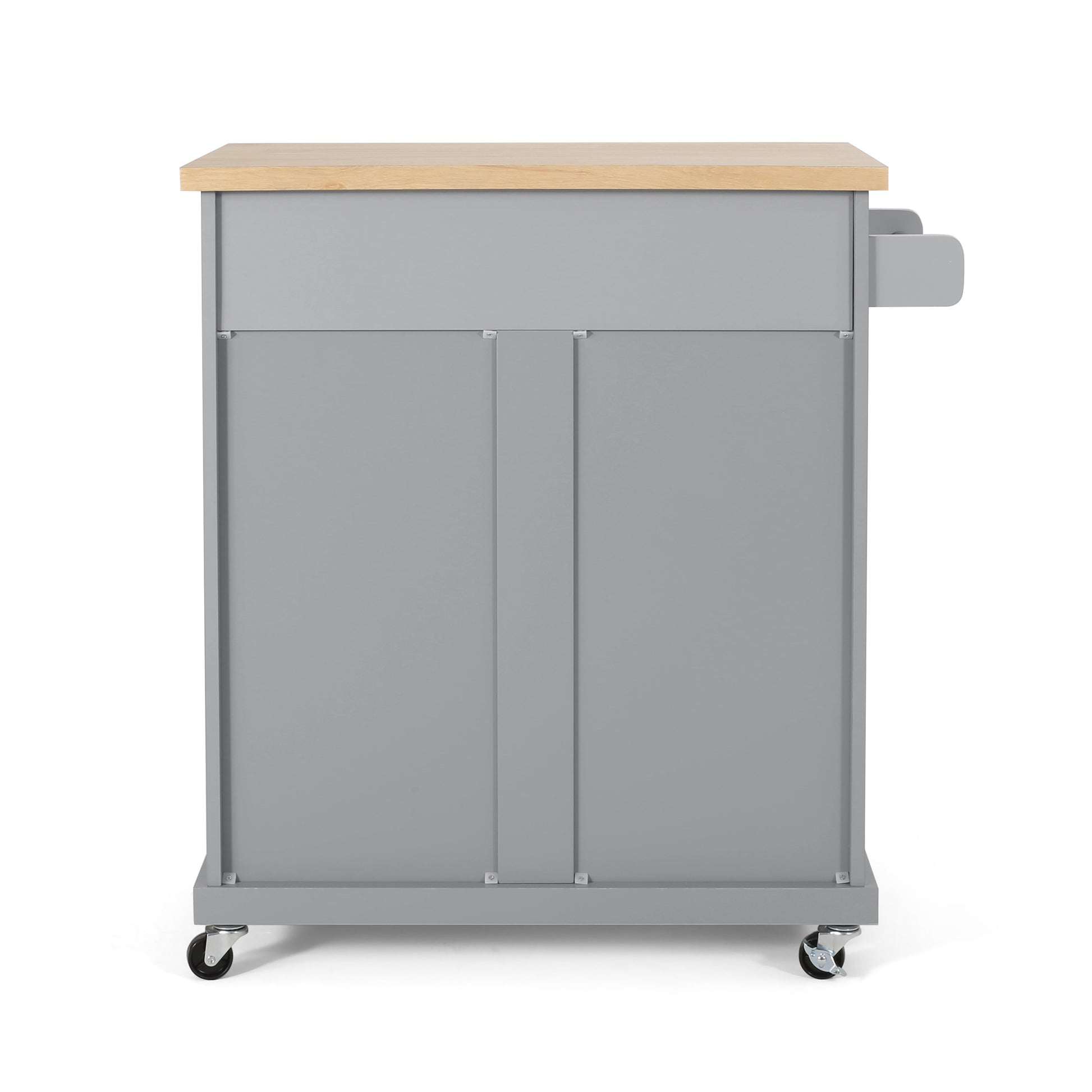 Kitchen Cart Grey Wood